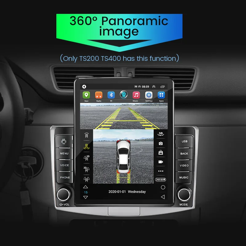 8-ядерный автомобильный Android в стиле Tesla Auto Carplay 2Din, мультимедийный навигационный плеер, радио GPS HU для Ford S-Max Ford S Max 2006-2015