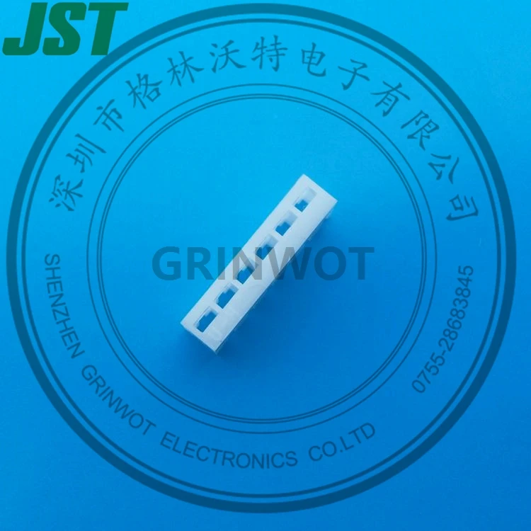Обжимной разъем, встроенный в плату, шаг 2 мм, 06P-SJN, JST