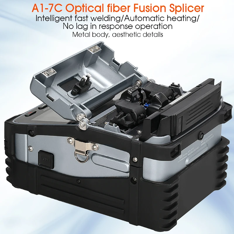 Сварочный аппарат для сращивания волоконно-оптических волокон FTTH AI-7C Автоматический SM-ММ многоязычный аппарат для сращивания оптических волокон
