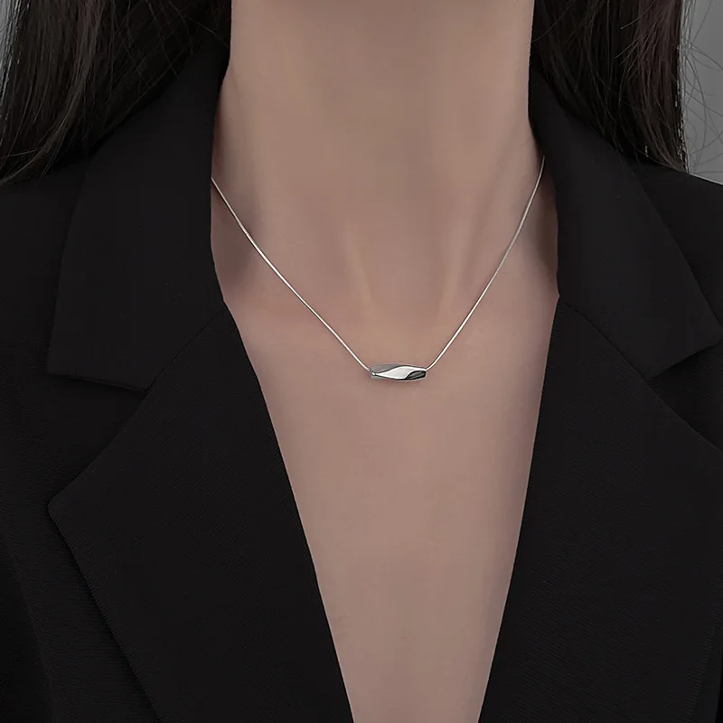 Модные украшения, Позолоченное ожерелье для женщин, Женское Роскошное ожерелье из титановой стали, Корейское