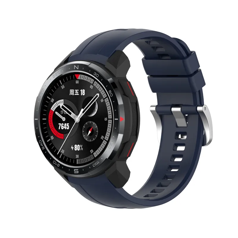 100шт Мягкий силиконовый ремешок для часов Huawei Watch GS PRO, сменный ремешок для смарт-часов Honor Watch GS PRO