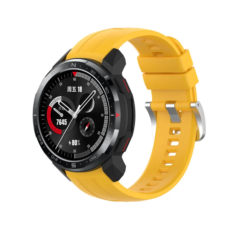 100шт Мягкий силиконовый ремешок для часов Huawei Watch GS PRO, сменный ремешок для смарт-часов Honor Watch GS PRO