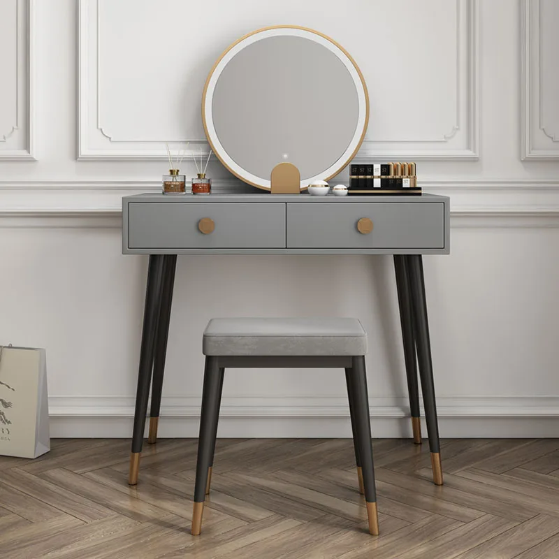 Современный столик для макияжа, органайзер для спального гарнитура, мобильный стол для макияжа в скандинавском стиле, Напольная мебель для спальни Schminktisch GPF20XP