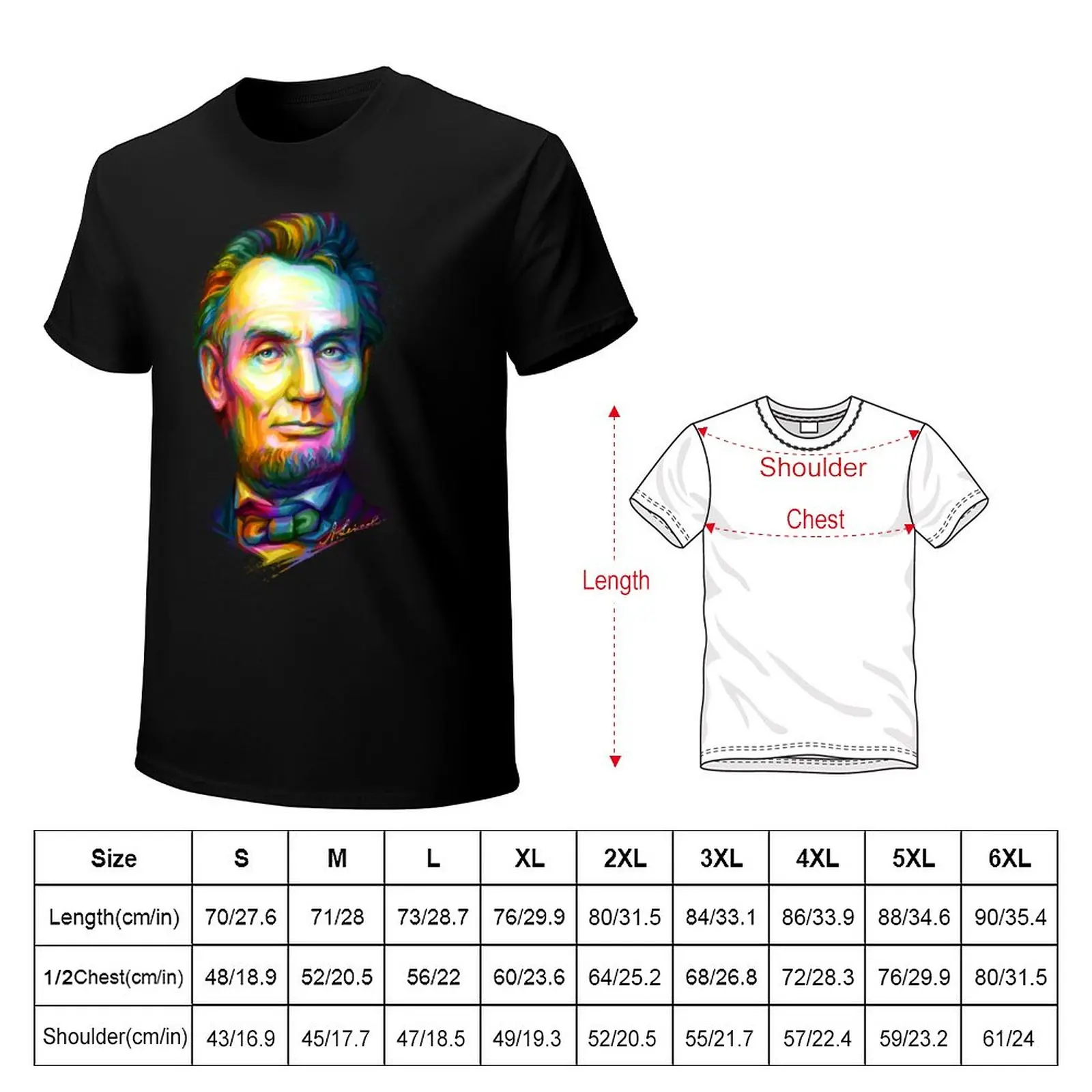 Футболка Abraham Lincoln, милая одежда, простая футболка, футболки на заказ, создайте свои собственные мужские футболки с длинным рукавом