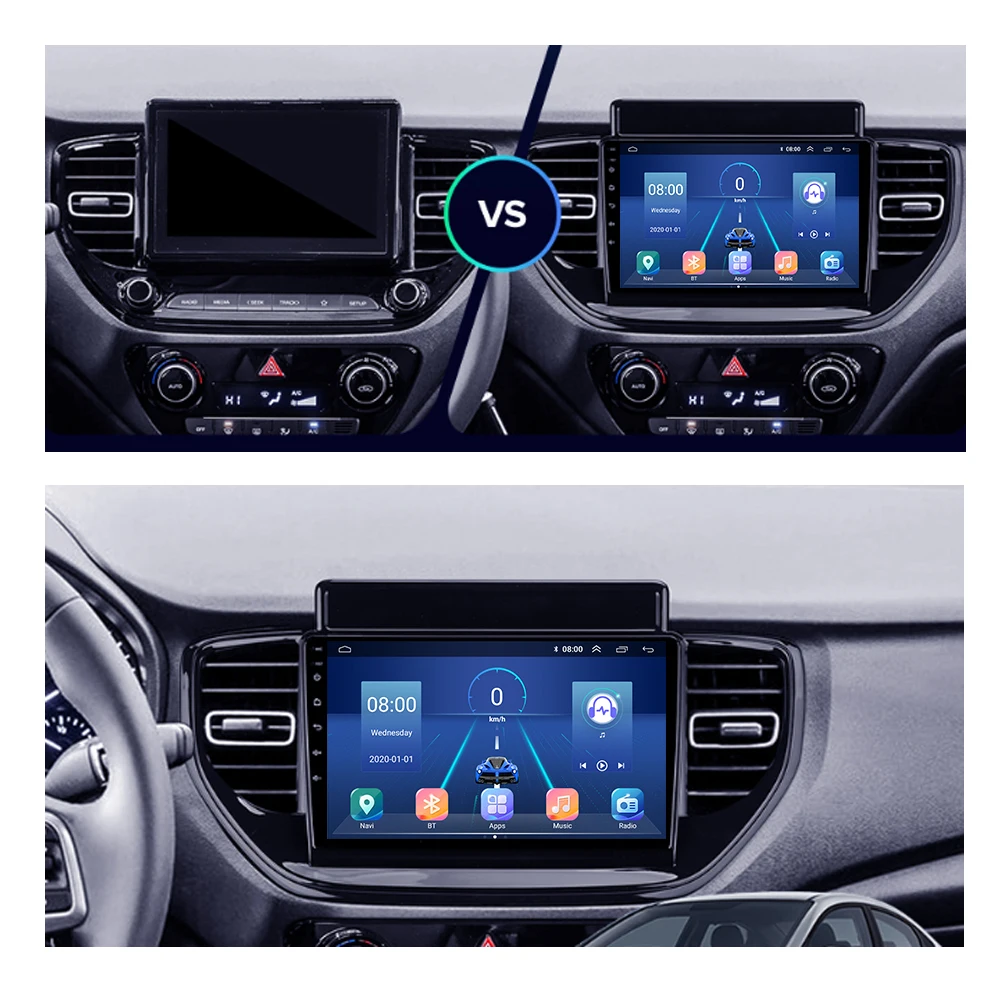 NAVISTAR T5 Android 10 Для Hyundai Elantra 4 HD 2006-2012 Автомобильный Радиоприемник 4G WIFI Видеоплеер DSP Carplay GPS Навигация Без DVD 2Din