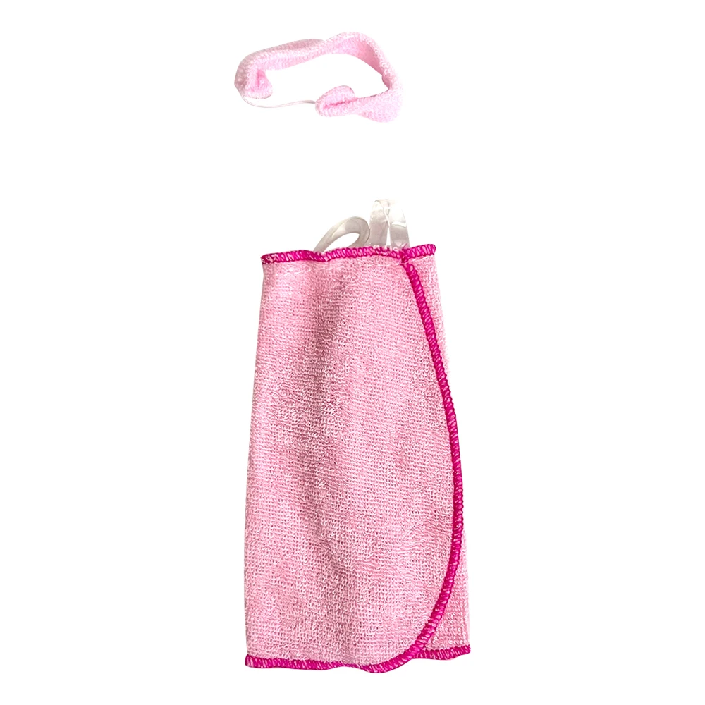 NK 1 Комплект Повседневного Розового Банного Полотенца Принцессы, Ночная Рубашка + Головной Убор, Модная Праздничная Одежда Для Барби, Аксессуары, Кукла, Подарок Для Девочки