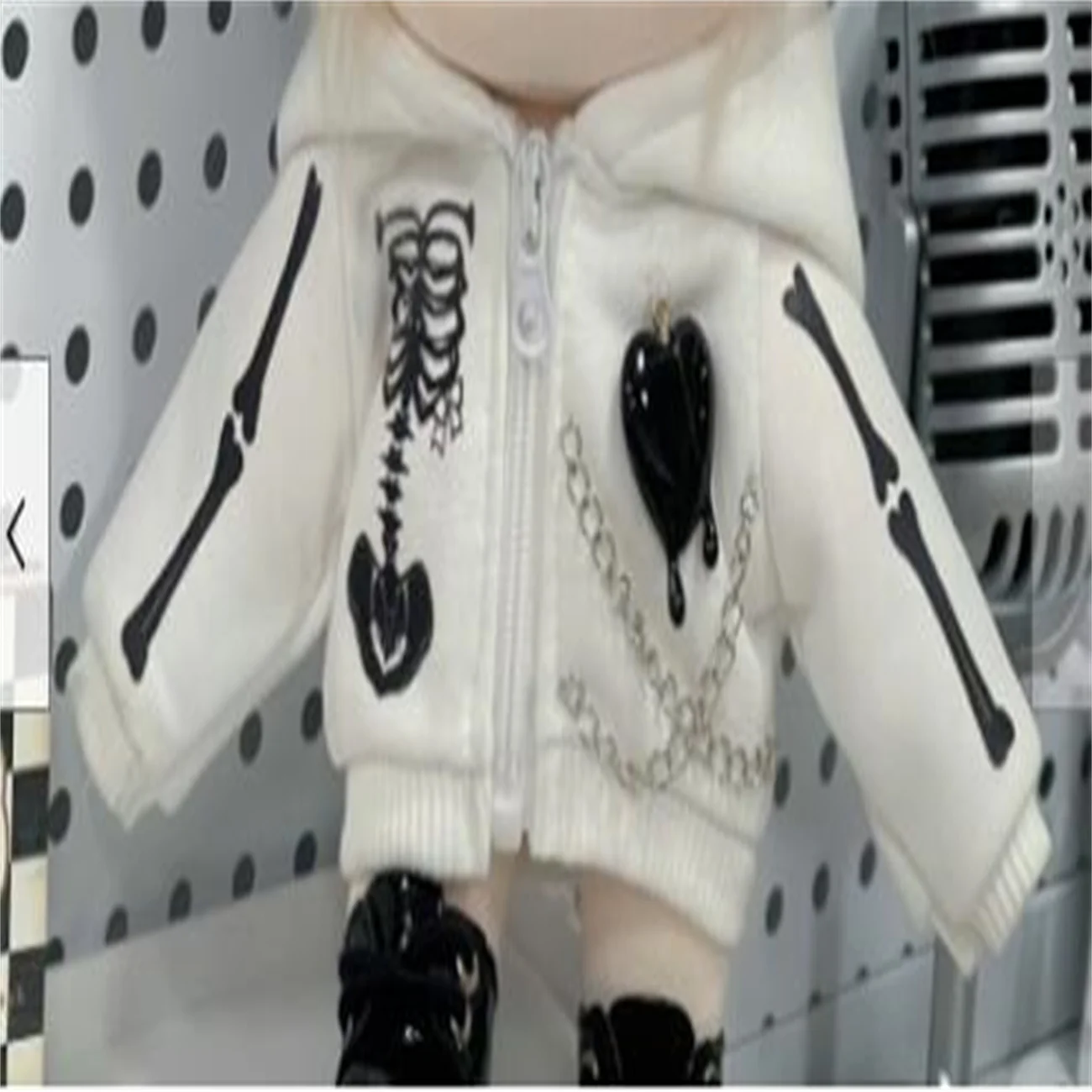 KPOP ручной работы для плюшевой куклы 20 см, пальто с капюшоном Cool Guy, одежда для переодевания