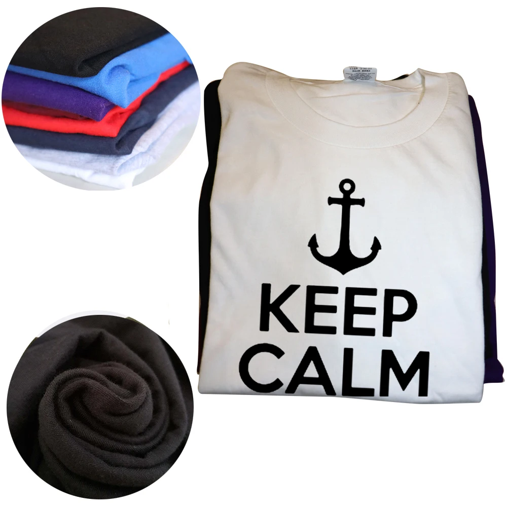 Сохраняйте спокойствие, я капитан моторной лодки, Парусные морские футболки, уличная одежда из хлопка с графическим рисунком, Подарки на день рождения с коротким рукавом, Летняя футболка