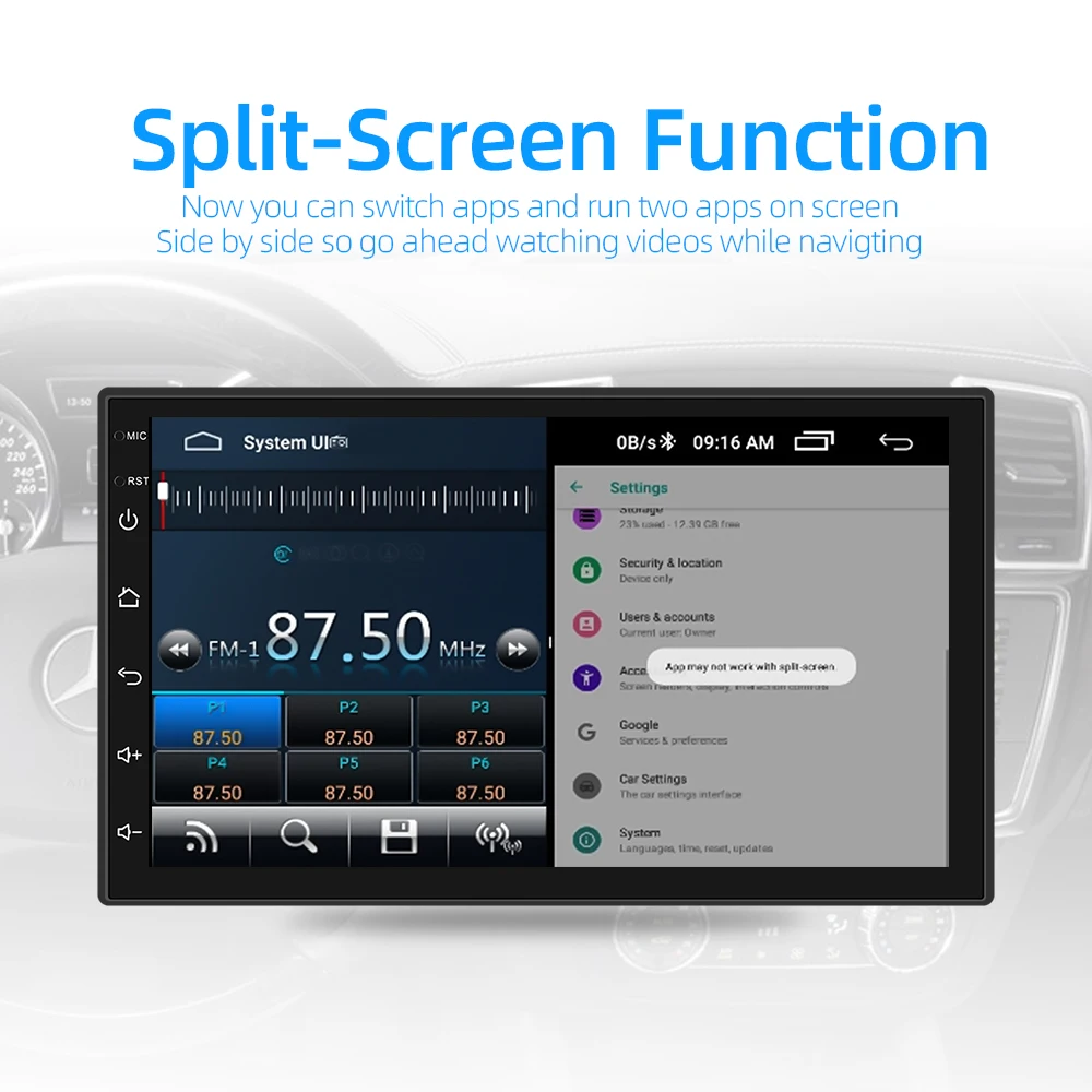 Android 9,0 2 Din Автомобильный радио Мультимедийный Видеоплеер Универсальный авто Стерео GPS КАРТА Для Volkswagen Nissan Hyundai Kia toyota CR-V