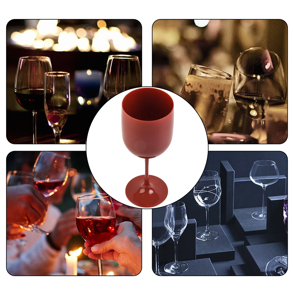 1шт Красные пластиковые стаканчики для шампанского, бокалы для вина, бокалы для вечеринки, банкета, Бокалы для напитков, пластиковые Стаканчики для пива, виски, вина.