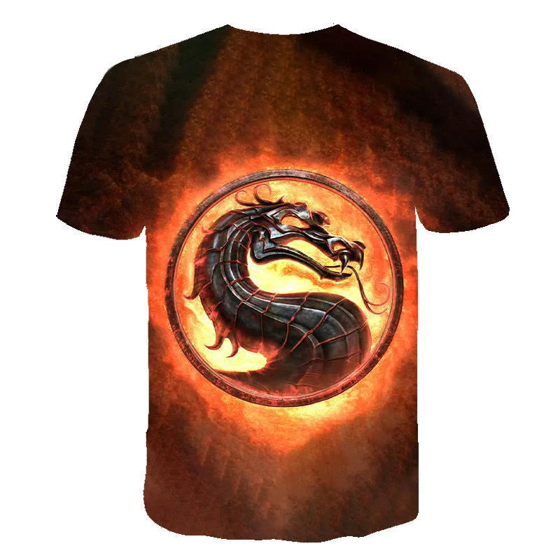 2021 Летние футболки Mortal Kombat 3D, модные футболки для мальчиков и девочек, Повседневные мужские, женские, детские футболки с принтом, крутые футболки