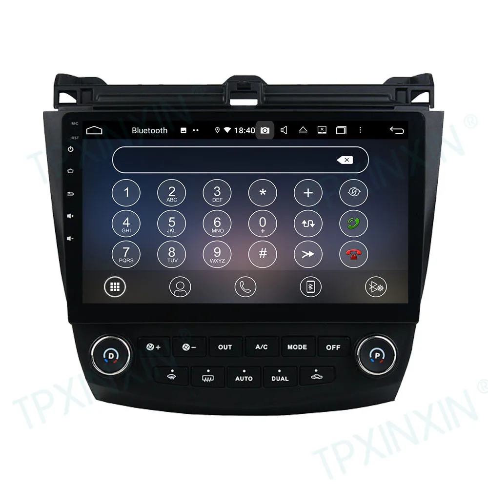 PX6 для Honda Accord7 2003-2007 Android10 Carplay Radio Player Автомобильный GPS навигационный головной блок Стерео WIFI DSP BT