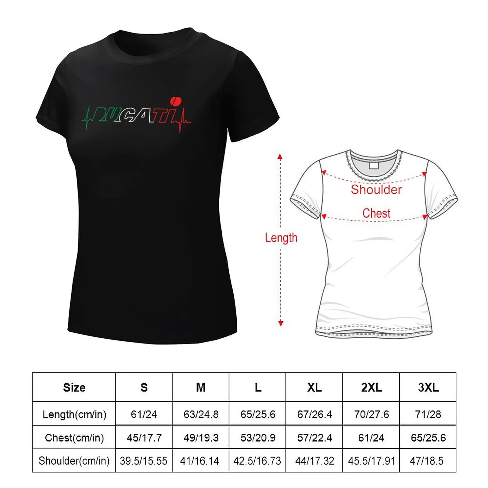 Футболка DUC @ TI Heart Beat, милые футболки, тренировочные футболки для женщин